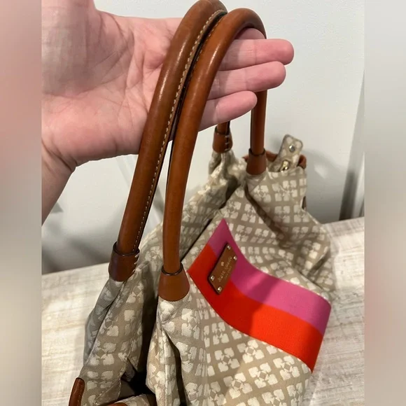 Kate Spade Stevie Stucco Shoulder Tote Bag EUC - Picture 14 of 15